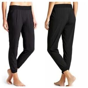 Athleta Women’s Aliso Joggers Size 2 Black Lightweight Hiking Athleisure